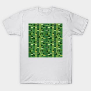 Bamboo Thicket Pattern T-Shirt